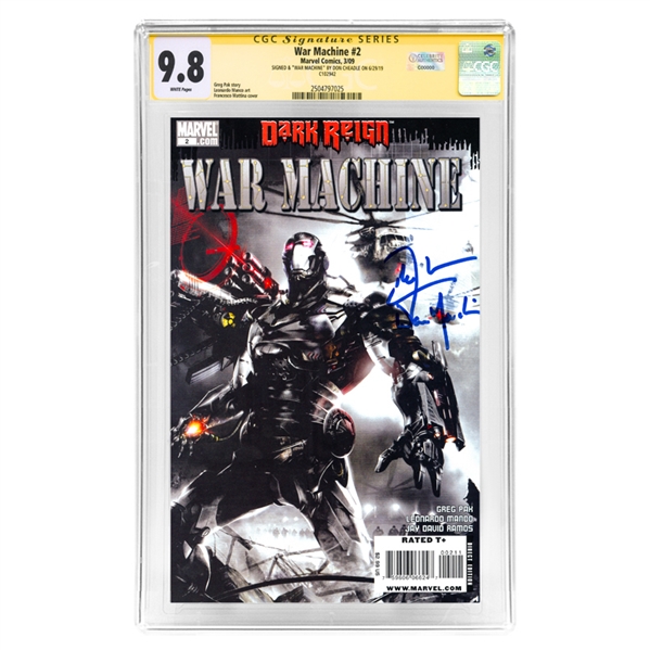 Don Cheadle Autographed 2009 War Machine #2 CGC Signature Series 9.8 Mint
