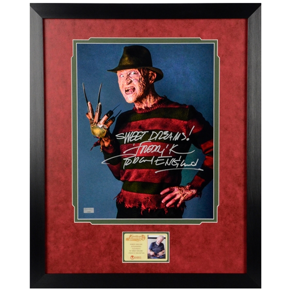 Robert Englund Autographed A Nightmare on Elm Street Freddy Krueger 11x14 Framed Photo