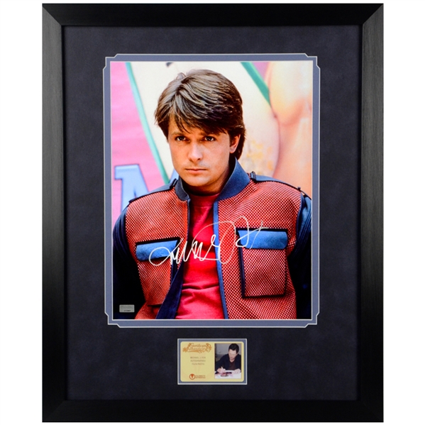 Michael J. Fox Autographed Back to the Future II Marty McFly 11x14 Framed Photo