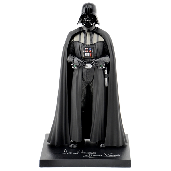 David Prowse Autographed Kotobukiya Star Wars A New Hope Darth Vader Statue with Darth Vader Inscription