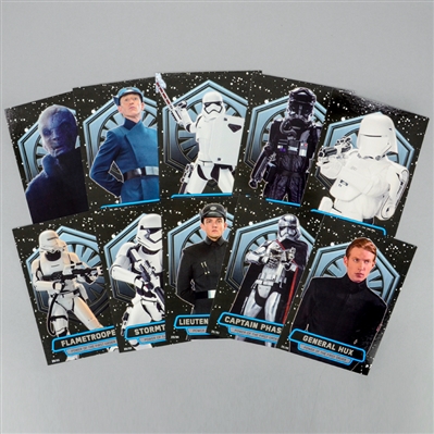 Star Wars: The Force Awakens Trading Card Set (Lot of 10)