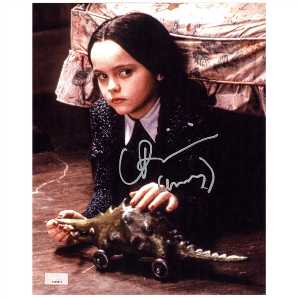Christina Ricci Autographed The Addams Family Wednesday Addams 8x10 Photo