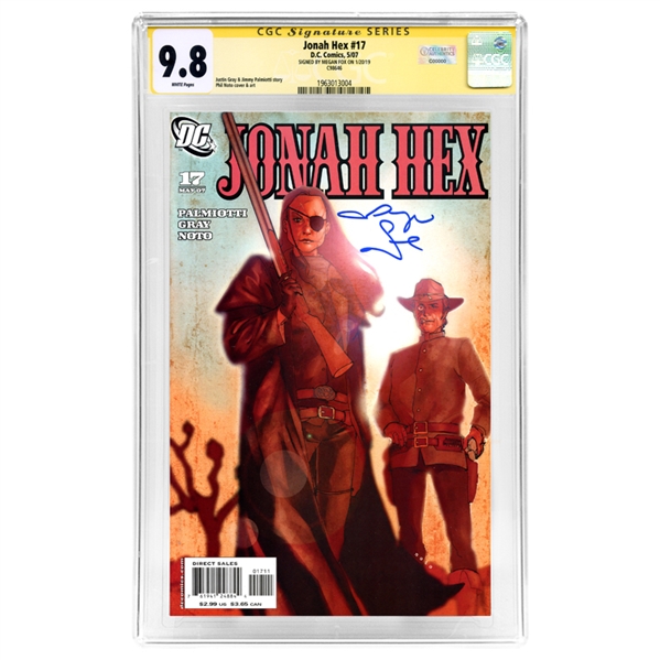 Megan Fox Autographed Jonah Hex #17 CGC SS 9.8 Mint