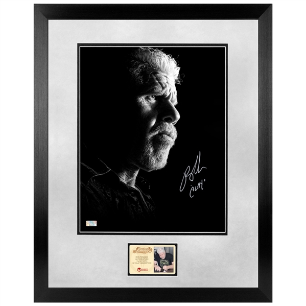 Ron Perlman Autographed Sons of Anarchy Clay Morrow 11x14 Framed Photo