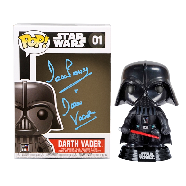 David Prowse Autographed Star Wars Darth Vader POP Vinyl Figure #01