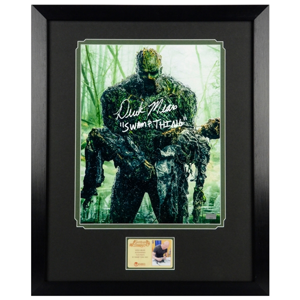 Derek Mears Autographed Swamp Thing 11x14 Framed Photo