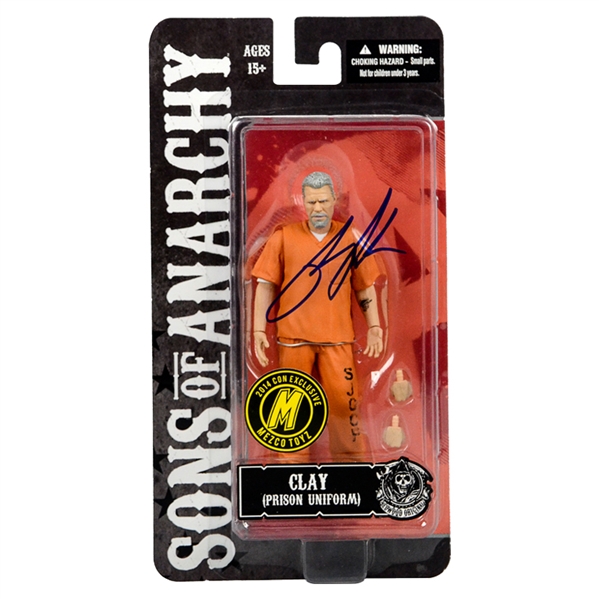 Ron Perlman Rare 2014 Mezco Exclusive Autographed Sons of Anarchy Clay Action Figure
