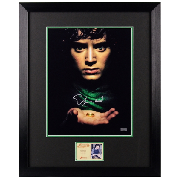 Elijah Wood Lord of the Rings Autographed Frodo 11×14 Framed Photo