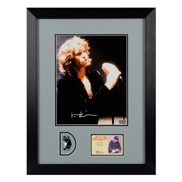 Val kilmer Autographed The Doors Jim Morrison 8x10 Photo Framed With Pin