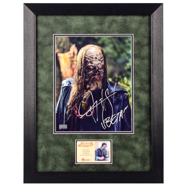 Ryan Hurst Autographed The Walking Dead Beta 8x10 Framed Photo