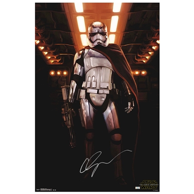 Gwendoline Christie Autographed Star Wars: The Force Awakens Captain Phasma 22.5×34 Poster