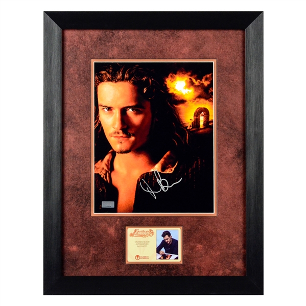 Orlando Bloom Autographed Pirates of the Caribbean Will Turner 8x10 Framed Photo