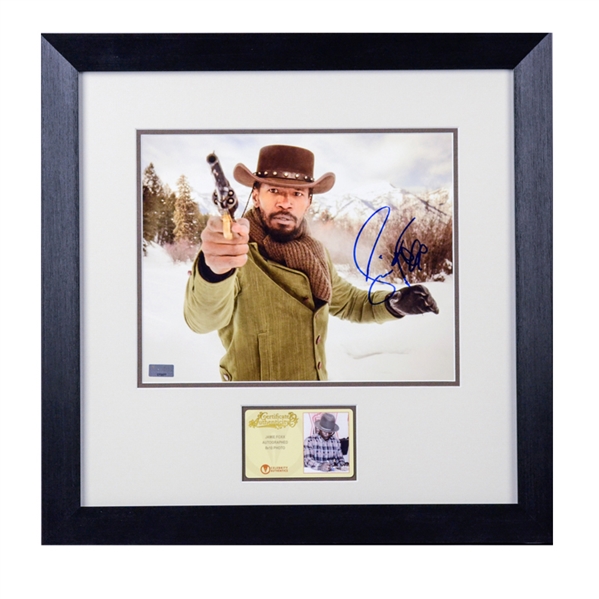 Jamie Foxx Autographed Django Unchained 8x10 Framed Photo