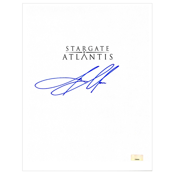  Jason Momoa Autographed Stargate Atlantis Script Cover