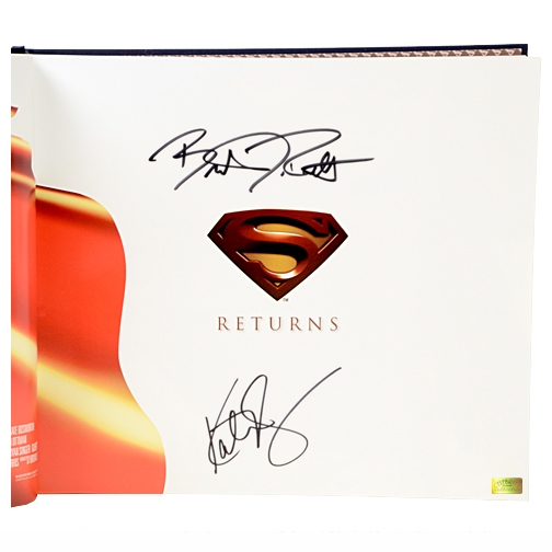 Brandon Routh, Kate Bosworth Autographed 2006 Superman Returns Limited Edition Clothbound Book