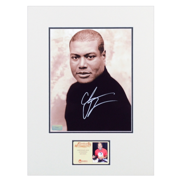 Christopher Judge Autographed Portrait 8x10 Matted Photo