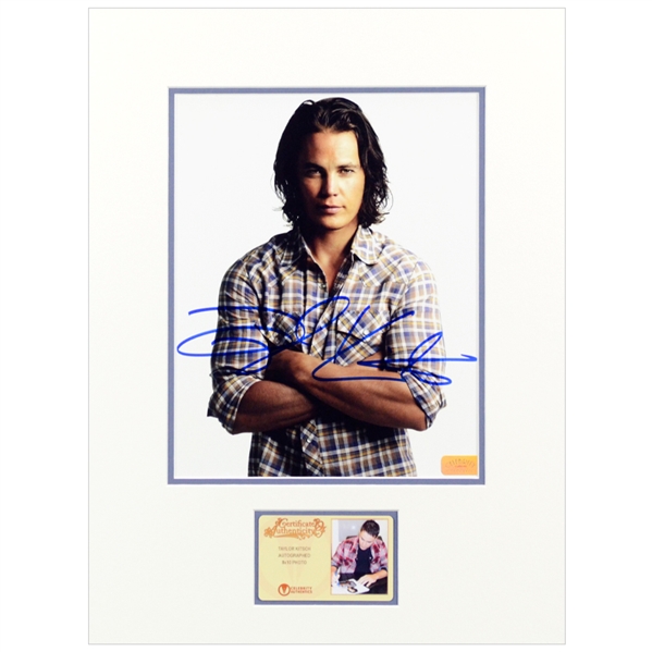 Taylor Kitsch Autographed 8x10 Matted Studio Photo