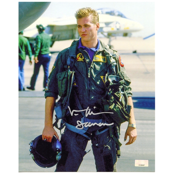 Val Kilmer Autographed Top Gun Iceman 8x10 Photo
