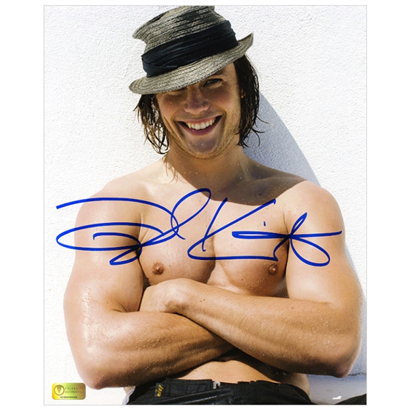 Taylor Kitsch Autographed Men’s Health Hat 8x10 Photo