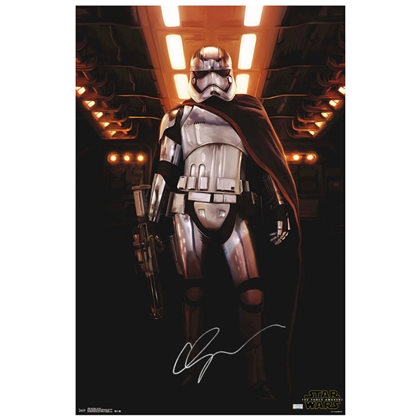 Gwendoline Christie Autographed 2015 Star Wars: The Force Awakens Captain Phasma 22.5×34 Single-Sided Poster