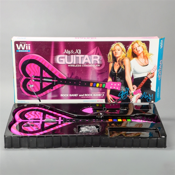 Aly & AJ Michalka Autographed Rock Band Wireless Controller with Signed Letter of Authenticity - Guitar 3