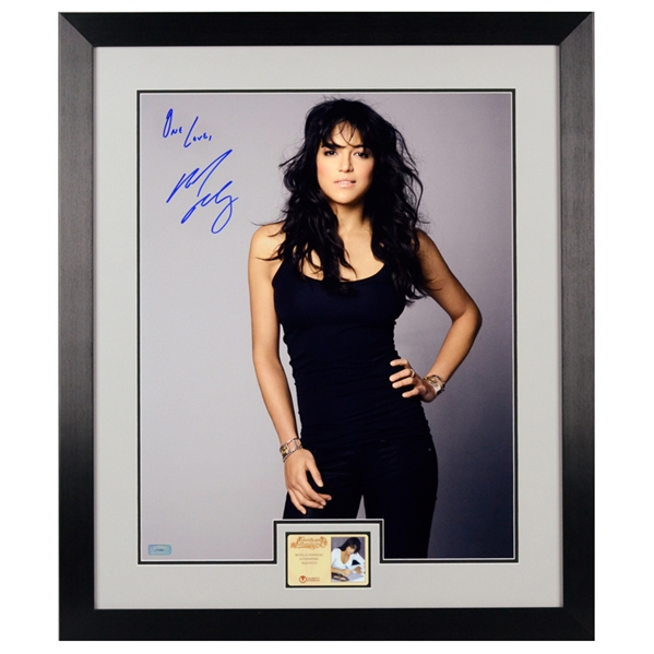 Michelle Rodriguez Autographed Fast and Furious 16x20 Framed Studio Photo