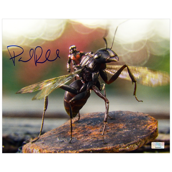 Paul Rudd Autographed Ant-Man with Antony 8x10 Photo