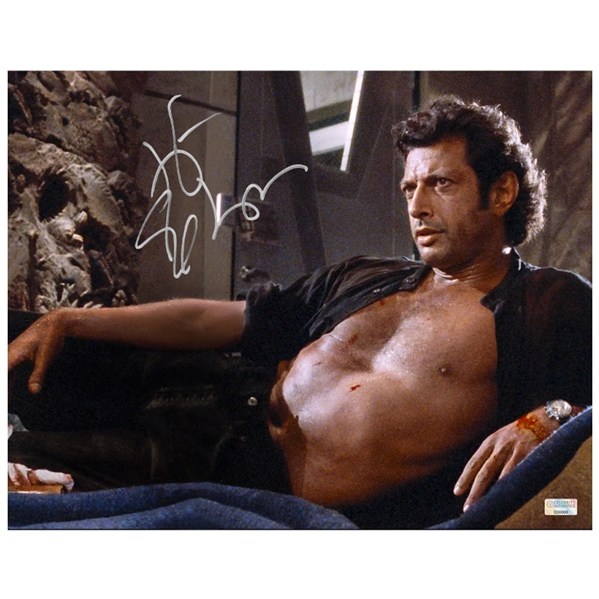 Jeff Goldblum Autographed Jurassic Park Ian Malcolm 11×14 Photo