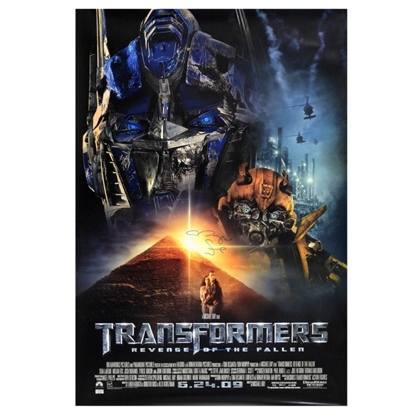 Megan Fox Autographed Transformers Revenge of the Fallen Original 27x40 Single Sided Movie Poster