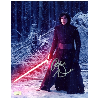 Adam Driver Autographed Star Wars: The Force Awakens Starkiller Unmasked 8x10 Photo