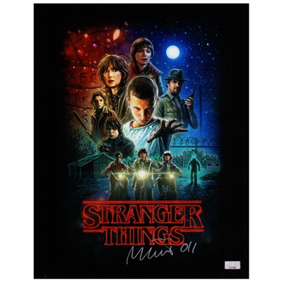 Millie Bobby Brown Autographed Stranger Things 11x14 Poster Art Photo