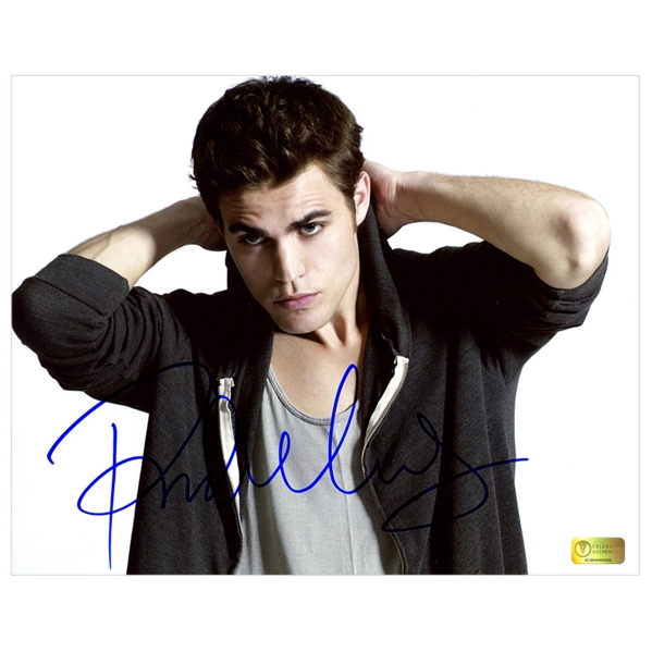 Paul Wesley Autographed Casual 8x10 Photo