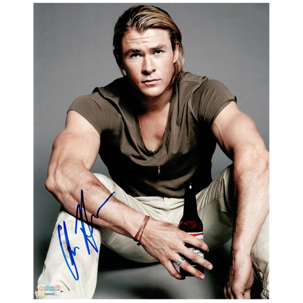 Chris Hemsworth Autographed Brewski 8x10 Photo