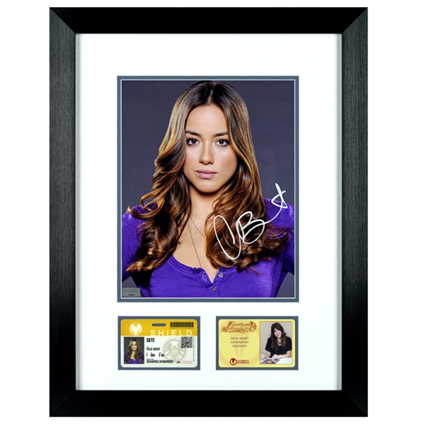   Chloe Bennet Autographed Marvels Agents of S.H.I.E.L.D. 8x10 Photo Framed Display