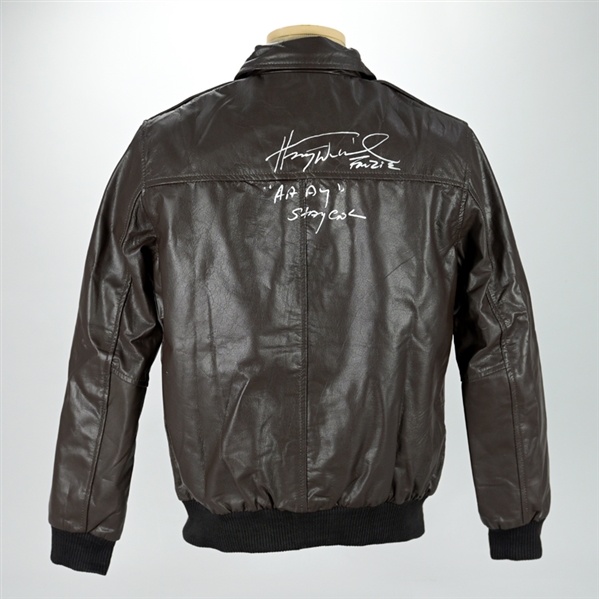 Henry Winkler Autographed Happy Days Fonzie Leather Jacket