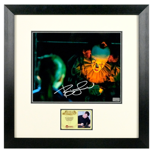 Bill Skarsgard Autographed IT Pennywise Secret 8x10 Framed Photo 