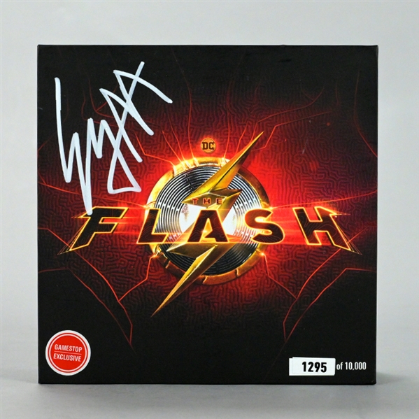 Ezra Miller Autographed The Flash Collectors Box Set GameStop Exclusive