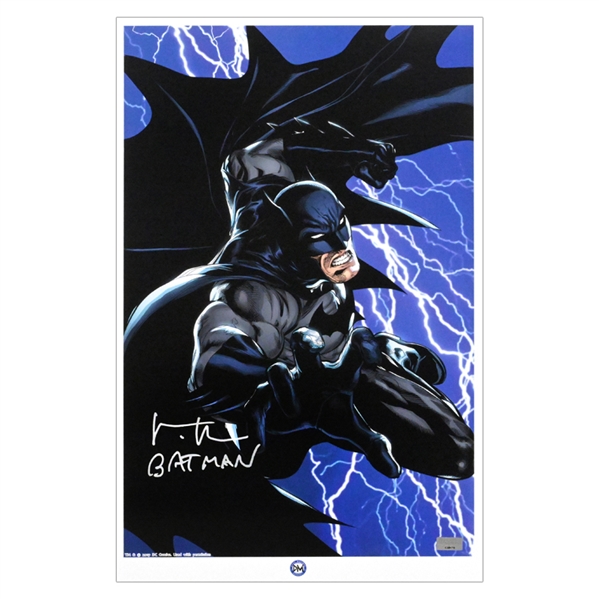 Val Kilmer Autographed Batman Doug Mahnke 11x17 Print