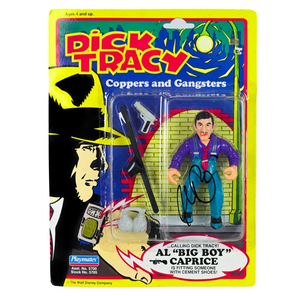 Al Pacino Autographed Dick Tracy Coppers and Gangsters Al Big Boy Caprice Action Figure 