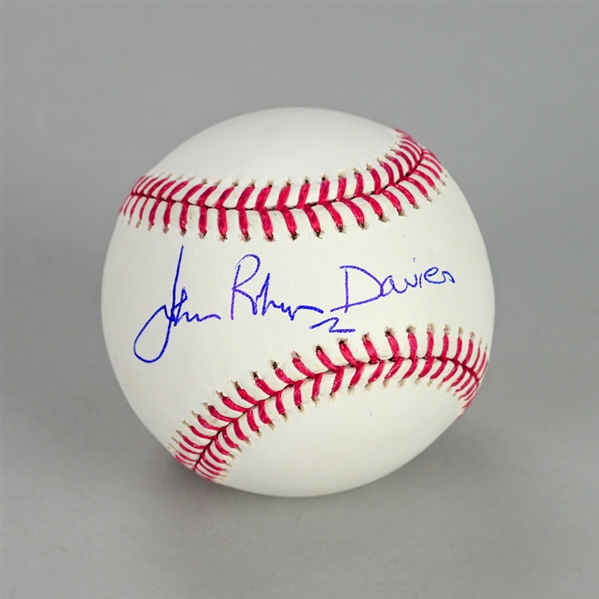 John Rhys-Davies Autographed Rawlings Official MLB Baseball