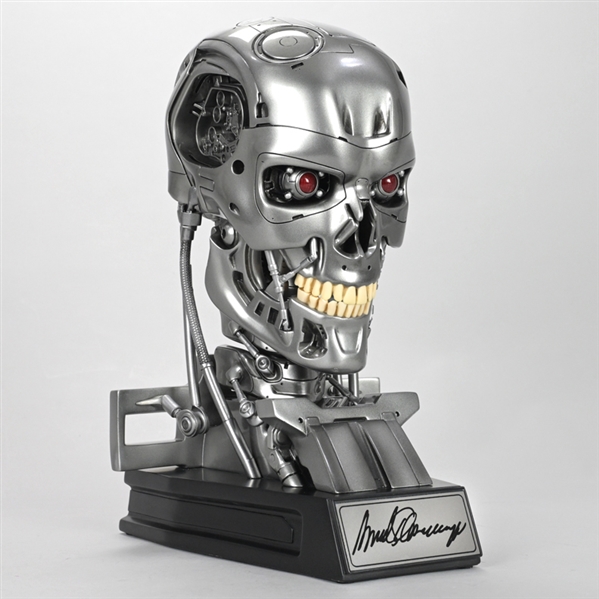 Arnold Schwarzenegger Autographed Terminator T-800 Endoskeleton 1:1 Scale Bust * Sold Out CA Exclusive