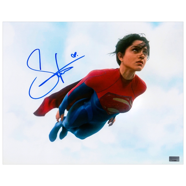 Sasha Calle Autographed 2023 The Flash Supergirl In Flight 11x14 Photo
