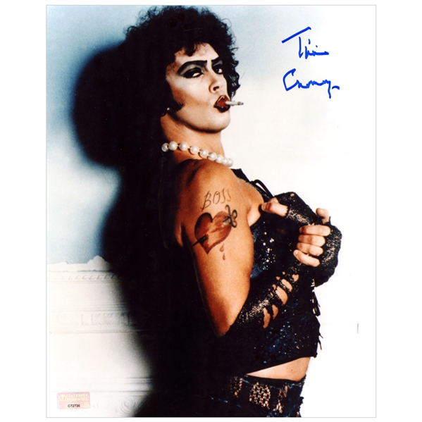 Tim Curry Autographed Rocky Horror Picture Show 8x10 Dr. Frank-N-Furter Photo