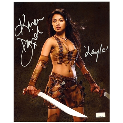 Karen David Autographed Scorpion King 2: Rise of A Warrior Layla 8x10 Studio Photo with Layla Inscription