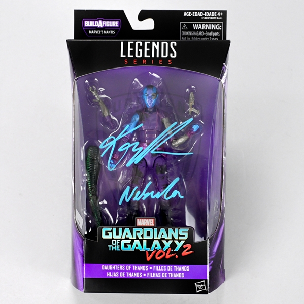Karen Gillan Autographed Marvel Legends Guardians of the Galaxy 2.0 Nebula Action Figure
