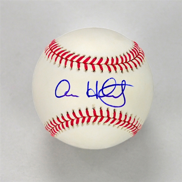 Anne Hathaway Autographed Rawlings Official Major League Baseball