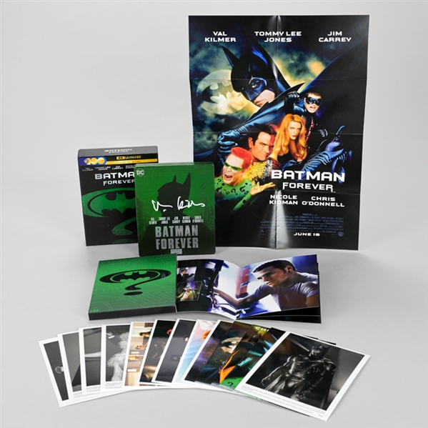 Val Kilmer Rare Autographed Batman Forever Ultimate Collectors Edition 4K Steelbook Region Free DVD Set