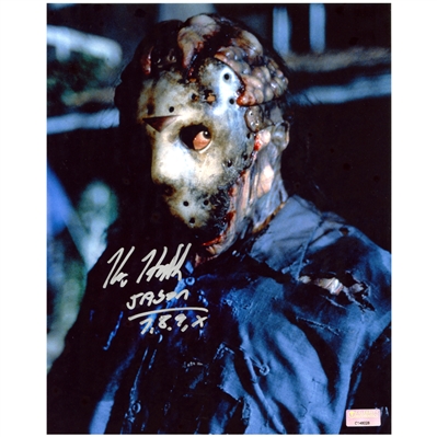   Kane Hodder Autographed 8x10 Jason Goes to Hell Scene Photo with Inscription