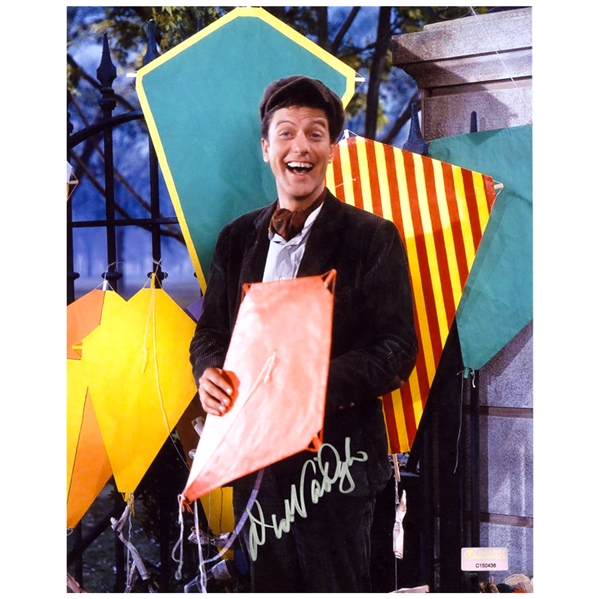Dick Van Dyke Autographed Marry Poppins 8x10 Lets Go Fly A Kite Photo