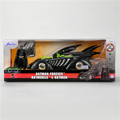  Val Kilmer Autographed Jada Batman Forever 1:24 Scale Die-Cast Batmobile with Batman Figure